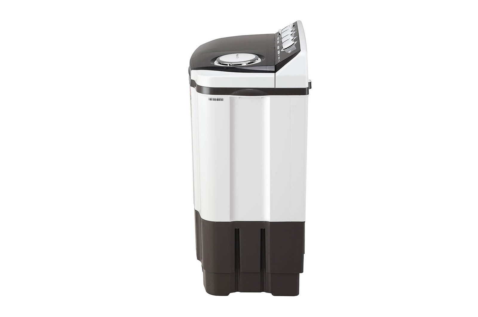 LG 8Kg Semi Automatic Top Load Washing Machine, Roller Jet Pulsator + Soak, Rat Away, Dark Gray, P8030SGAZ