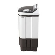 LG 8Kg Semi Automatic Top Load Washing Machine, Roller Jet Pulsator + Soak, Rat Away, Dark Gray, P8030SGAZ