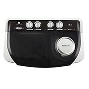 LG 8Kg Semi Automatic Top Load Washing Machine, Roller Jet Pulsator + Soak, Rat Away, Dark Gray, P8030SGAZ