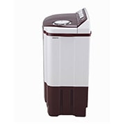 LG 8Kg Semi Automatic Top Load Washing Machine, Roller Jet Pulsator, Rat Away, Burgundy, P8030SRAZ