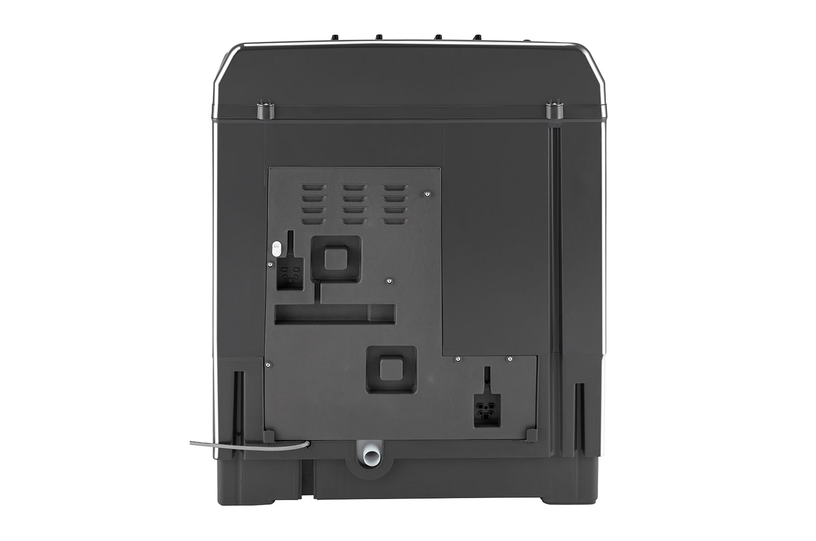 LG 8Kg, Semi Automatic Top Load Washing Machine, Roller Jet Pulsator + Soak, Middle Black , P8035SKAZ