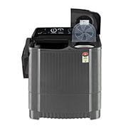 LG 8Kg, Semi Automatic Top Load Washing Machine, Roller Jet Pulsator + Soak, Middle Black , P8035SKAZ