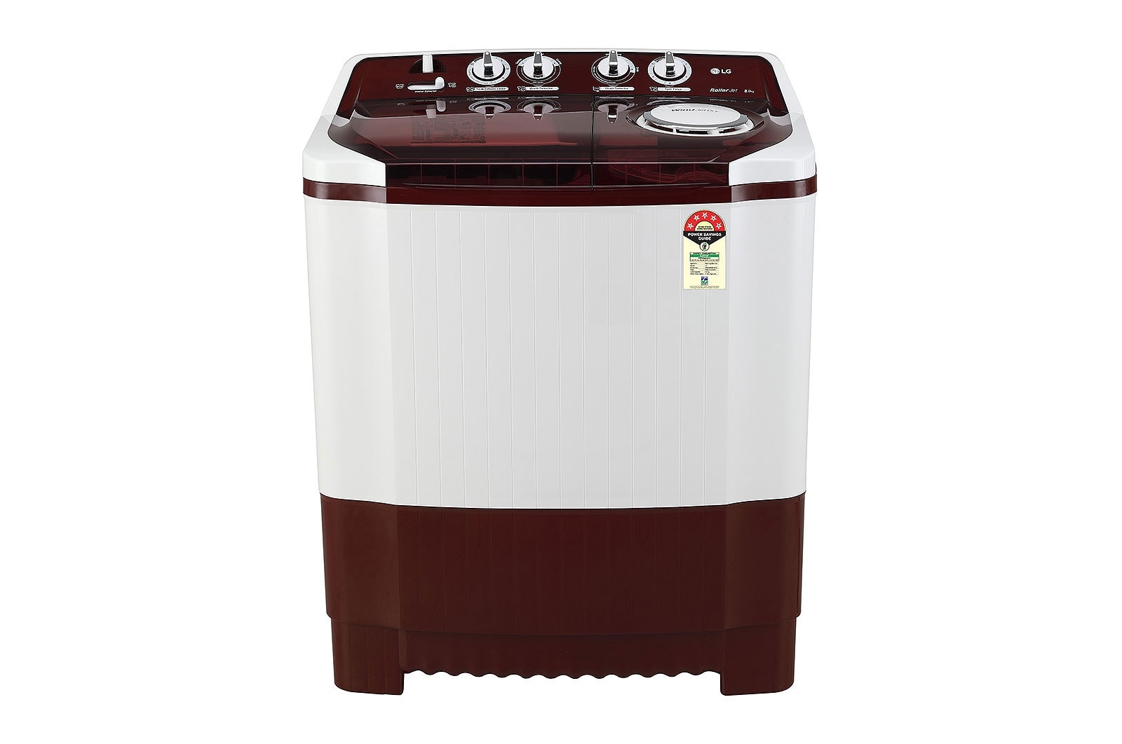 LG P8530SRAZ Semi Automatic Washing Machines front view