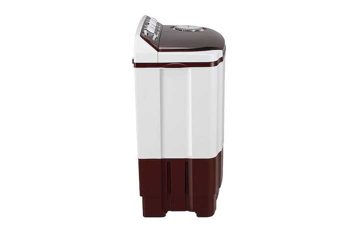 LG 8.5Kg Semi Automatic Washing Machine, Roller Jet Pulsator + Soak, Burgundy, 5 Star, P8530SRAZ
