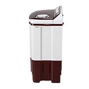 LG 8Kg Semi Automatic Top Load Washing Machine, Roller Jet Pulsator + Soak, Burgundy, P8035SRAZ
