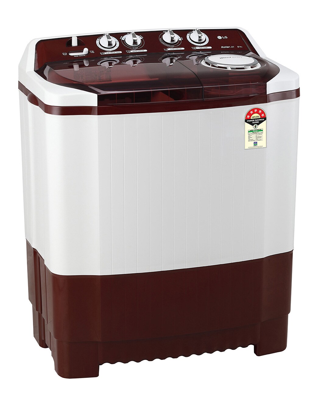 8 KG Semi Auto Top Load Washing Machine P8035SRAZ LG IN