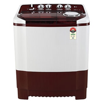LG p8035sraza semi automatic washing machine front view