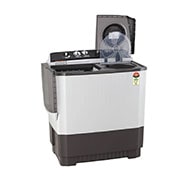 LG 9Kg Semi Automatic Top Load Washing Machine, Roller Jet Pulsator + Soak, Dark Gray, P9041SGAZ