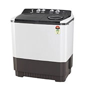 LG 9Kg Semi Automatic Top Load Washing Machine, Roller Jet Pulsator + Soak, Dark Gray, P9041SGAZ