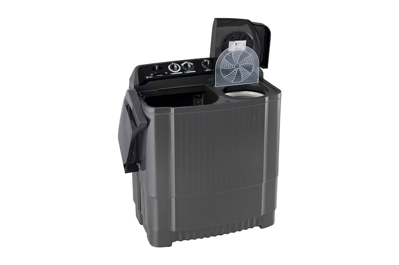 LG 9.5Kg Semi Automatic Washing Machine, , Roller Jet Pulsator + Soak, Rat Away, Middle Black, 5 Star, P9555SKAZ