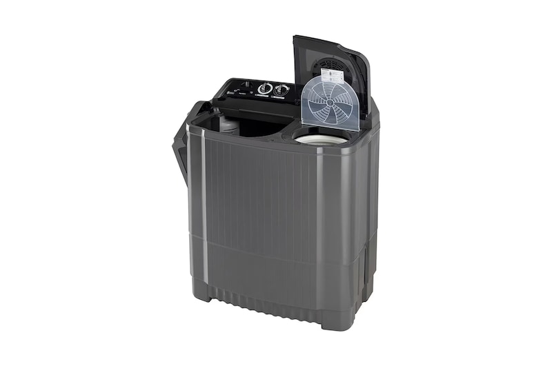 LG 9.5Kg Semi Automatic Washing Machine, , Roller Jet Pulsator + Soak, Rat Away, Middle Black, 5 Star, P9555SKAZ