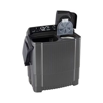 LG 9.5Kg Semi Automatic Washing Machine, , Roller Jet Pulsator + Soak, Rat Away, Middle Black, 5 Star, P9555SKAZ