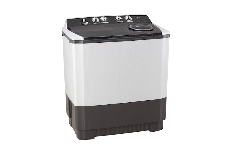 LG 9.5Kg Semi Automatic Washing Machine, Roller Jet Pulsator + Soak, Dark Grey, 5 Star, P955ASGAZ