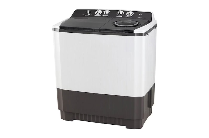 LG 9.5Kg Semi Automatic Washing Machine, Roller Jet Pulsator + Soak, Dark Grey, 5 Star, P955ASGAZ