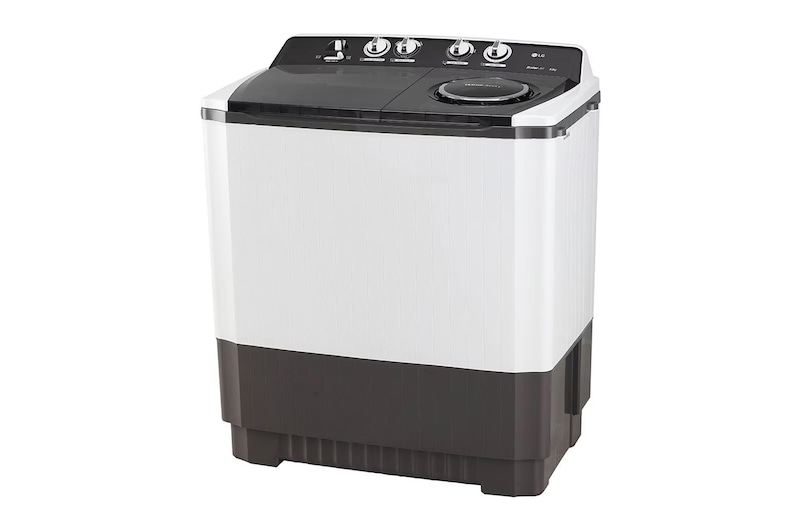 LG 9.5Kg Semi Automatic Washing Machine, Roller Jet Pulsator + Soak, Dark Grey, 5 Star, P955ASGAZ