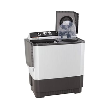 LG 9.5Kg Semi Automatic Washing Machine, Roller Jet Pulsator + Soak, Dark Grey, 5 Star, P955ASGAZ
