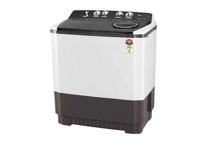 LG 9.5Kg Semi Automatic Washing Machine, Roller Jet Pulsator + Soak, Dark Grey, 5 Star, P955ASGAZ