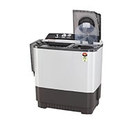 LG 9.5Kg Semi Automatic Top Load Washing Machine, Roller Jet Pulsator + Soak, Dark Gray, P955ASGAZ