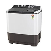 LG 9.5Kg Semi Automatic Top Load Washing Machine, Roller Jet Pulsator + Soak, Dark Gray, P955ASGAZ