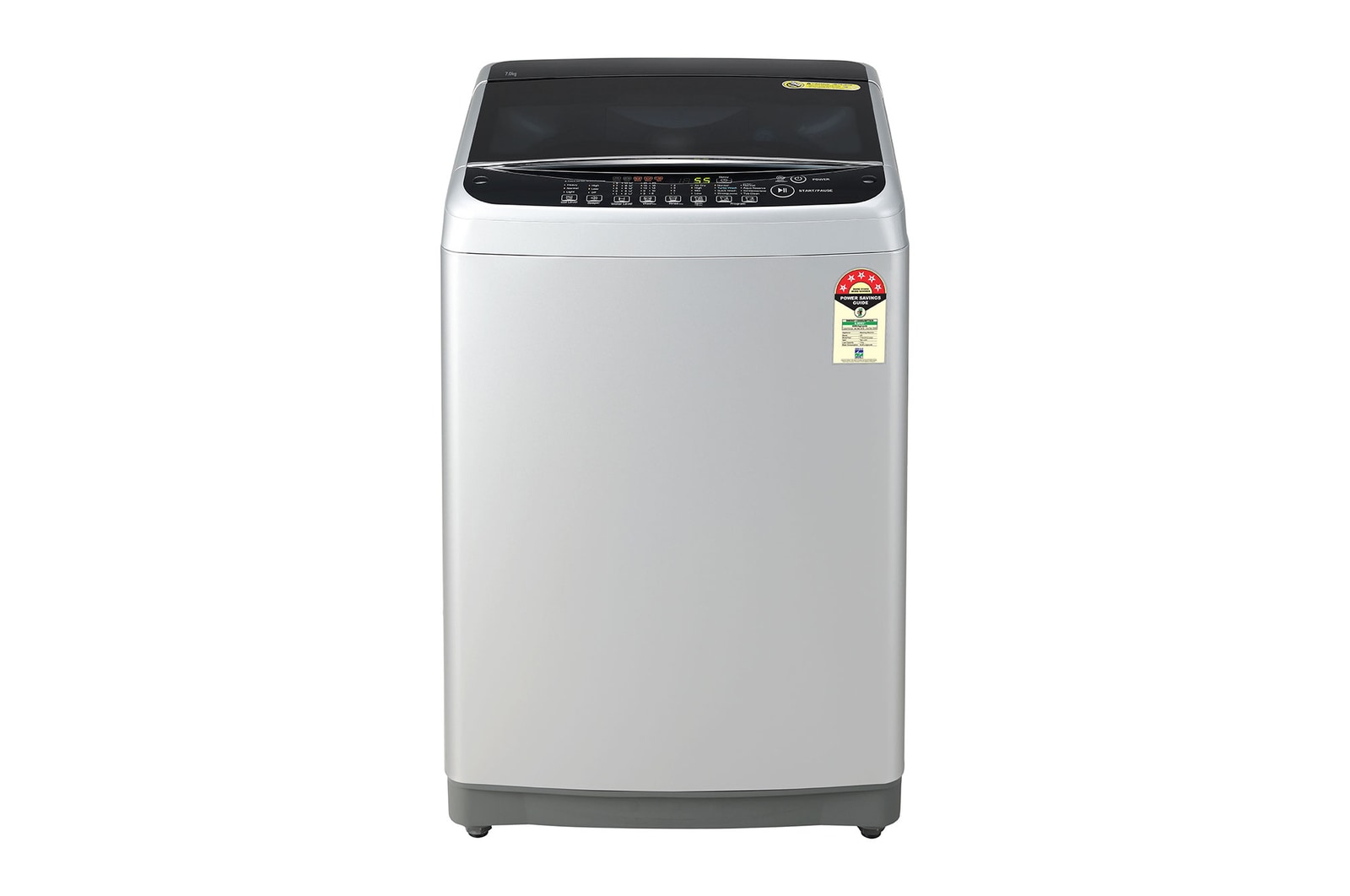 LG T70AJSF1Z top loading washing machine front view