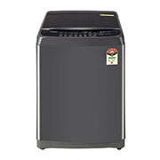 LG T70SJMB1Z top loading washing machine front view