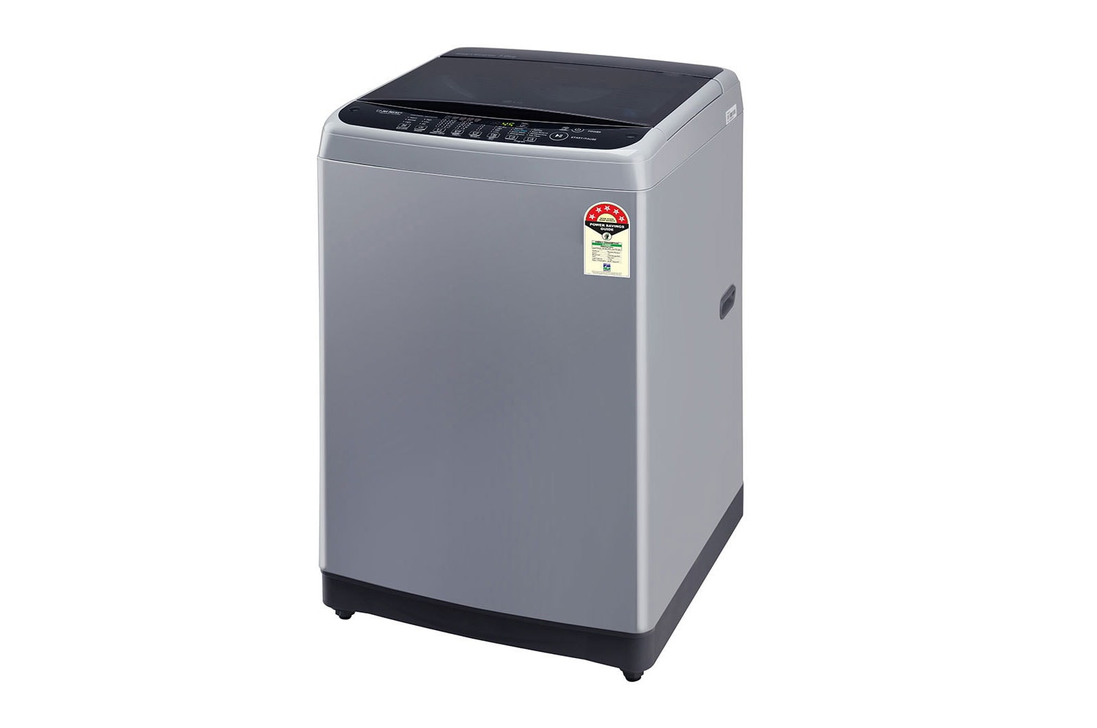 LG 7Kg Top Load Washing Machine, Smart Inverter Motor, Middle Free Silver, T70SJSF2ZA