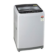 LG 7Kg Top Load Washing Machine, Smart Inverter Motor, Middle Free Silver, T70SNSF3Z