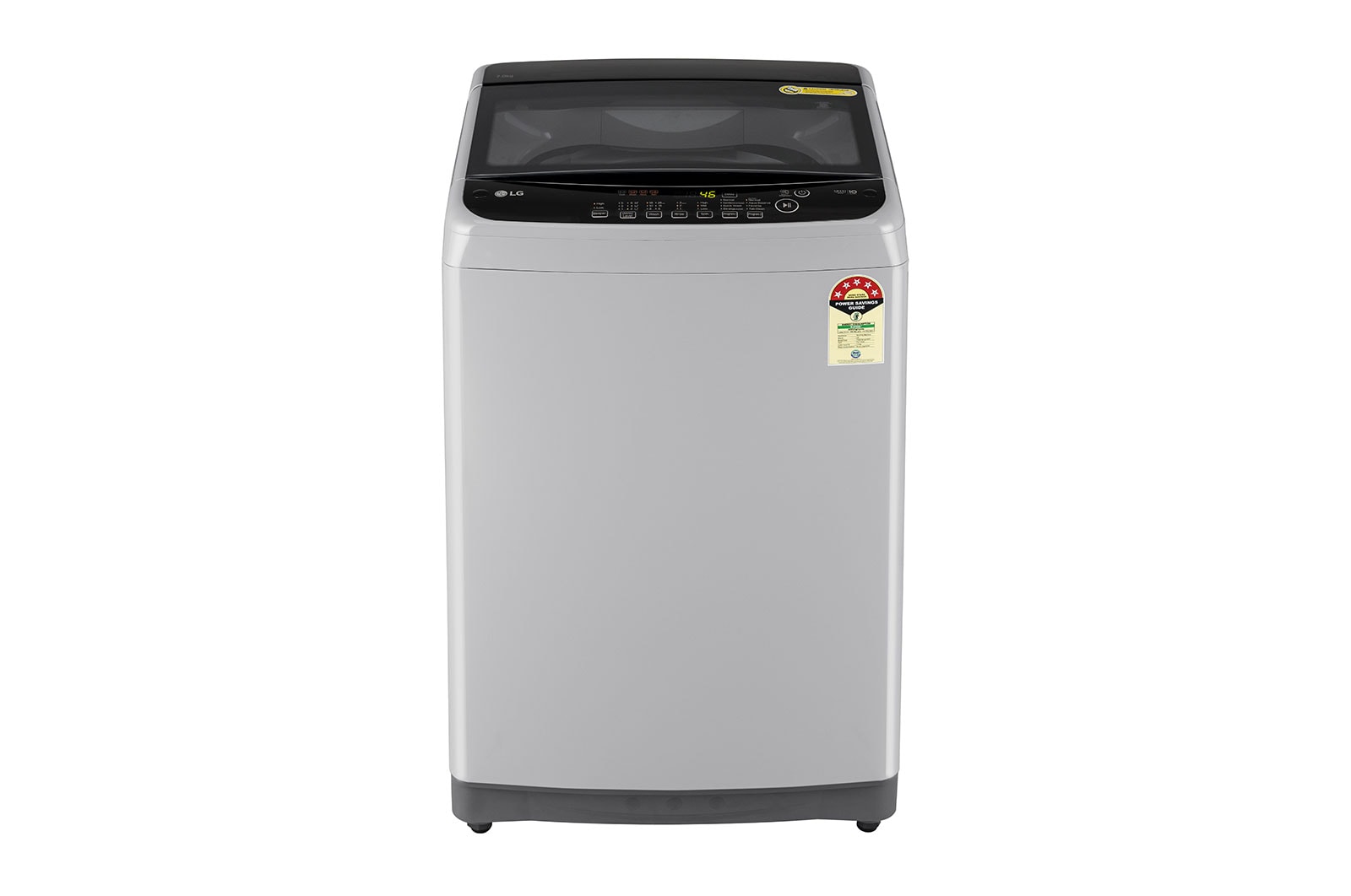 LG T70SPSF2Z top loading washing machine front view