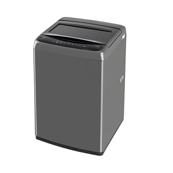 Right side view of LG T70VBMB1Z 7 kg Top Load Washing Machine with Smart Inverter Motor in Middle Black