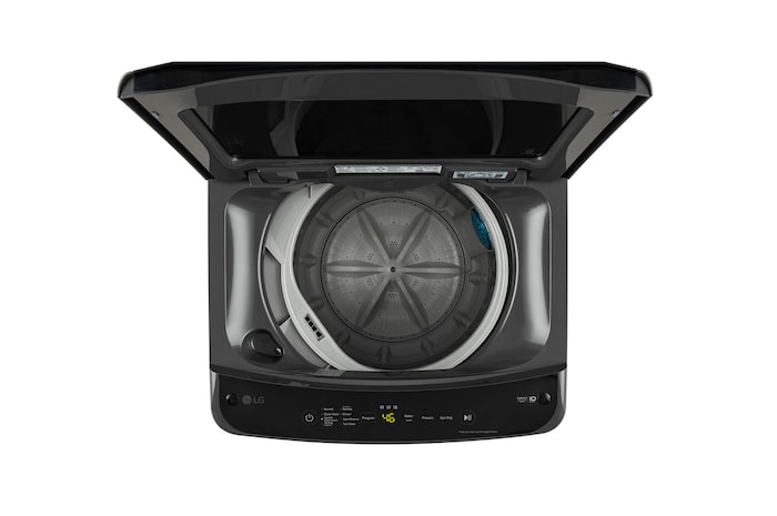 top view with door open