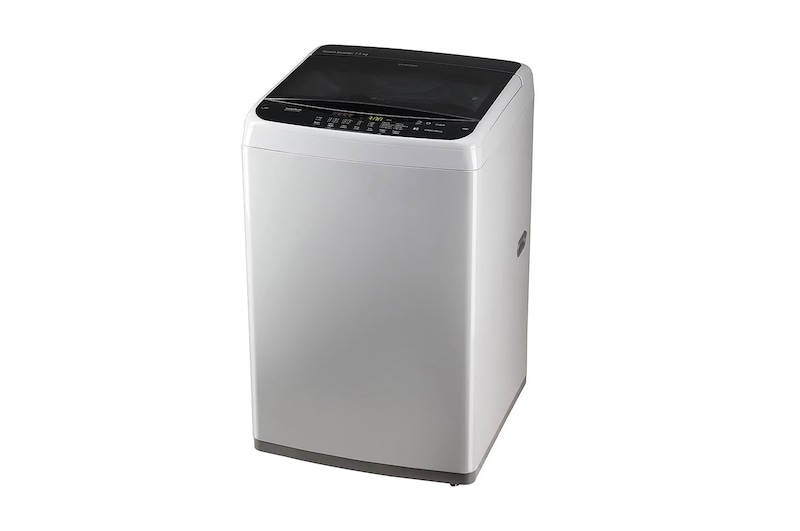 LG 7.5Kg Top Load Washing Machine, Smart Inverter Motor, Middle Free Silver, 5 Star, T75SPSF1Z