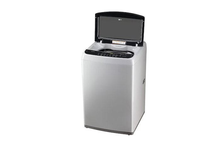 LG 7.5Kg Top Load Washing Machine, Smart Inverter Motor, Middle Free Silver, 5 Star, T75SPSF1Z