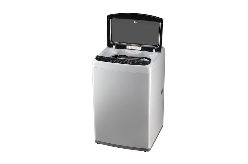 LG 7.5Kg Top Load Washing Machine, Smart Inverter Motor, Middle Free Silver, 5 Star, T75SPSF1Z