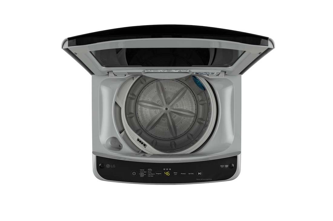 top view with door open