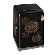LG 8Kg Top Load Washing Machine, Smart Inverter Motor, Ebony Regal, T80SJRG1Z