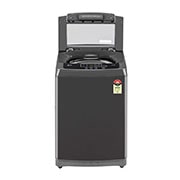 LG 8Kg Top Load Washing Machine, Turbodrum™, Middle Black, T80SKMB1Z