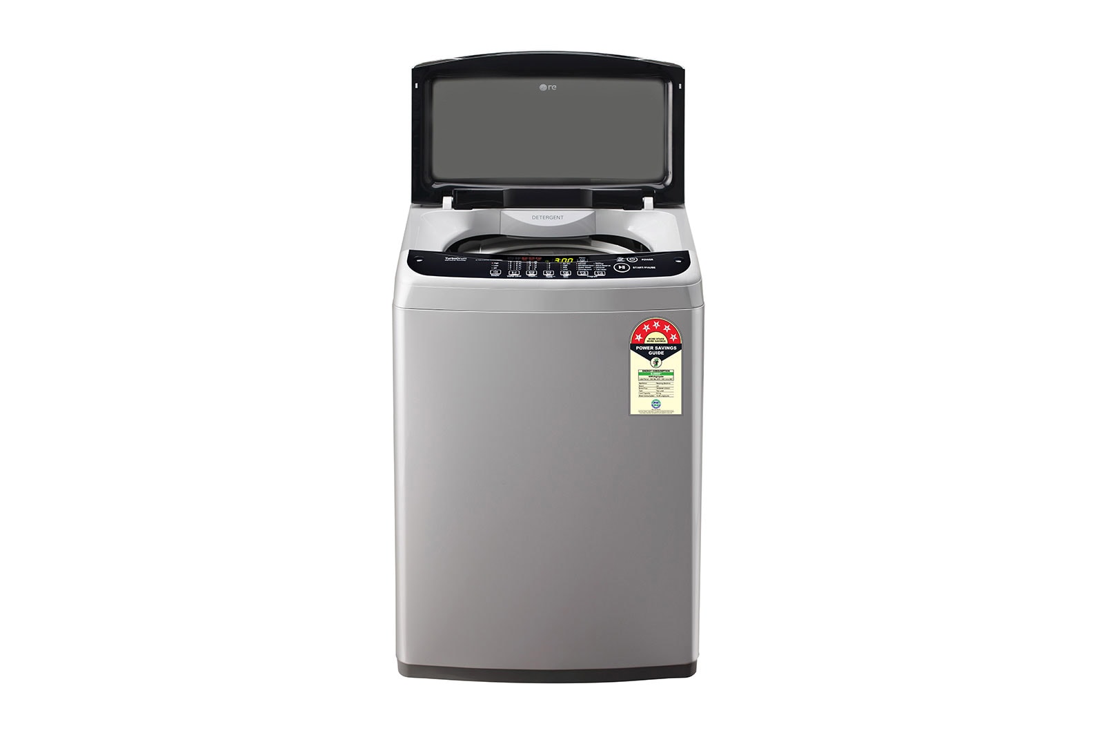 LG 8.0 Kg Top Load Washing Machine Smart Inverter Motor Middle Free Silver T80SNSF1Z LG IN