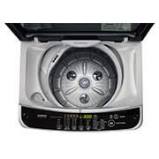 LG 8 kg Top Load Washing Machine with Smart Inverter Motor, TurboDrum, Middle Free Silver, 5 Star, T80SNSF1Z