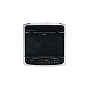 LG 8Kg Top Load Washing Machine, Smart Inverter, Turbodrum™, Middle Free Silver, T80SPSF1Z