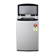 LG 8Kg Top Load Washing Machine, Smart Inverter, Turbodrum™, Middle Free Silver, T80SPSF1Z