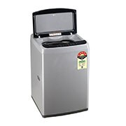 LG 8.5Kg Top Load Washing Machine, Auto Tub Clean, Middle Free Silver, T85AJSF1Z