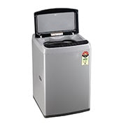 LG 8Kg Top Load Washing Machine, Smart Inverter Motor, Middle Free Silver, T80SPSF2Z