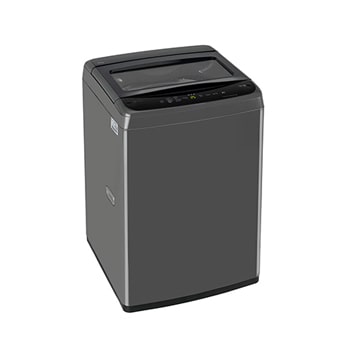 Right side profile view of LG T80VBMB4Z 8 kg Top Load Washing Machine showing exterior casing
