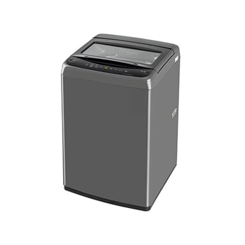 Left Side profile view of LG T80VBMB4Z 8 kg Top Load Washing Machine showing exterior casing