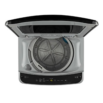 top view with door open
