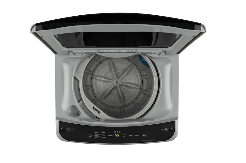 top view with door open