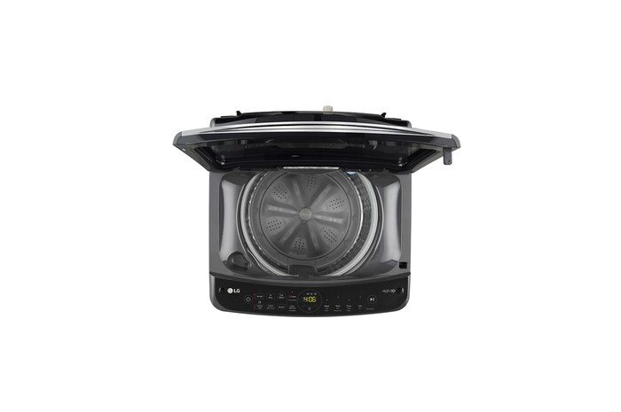 top view with door open