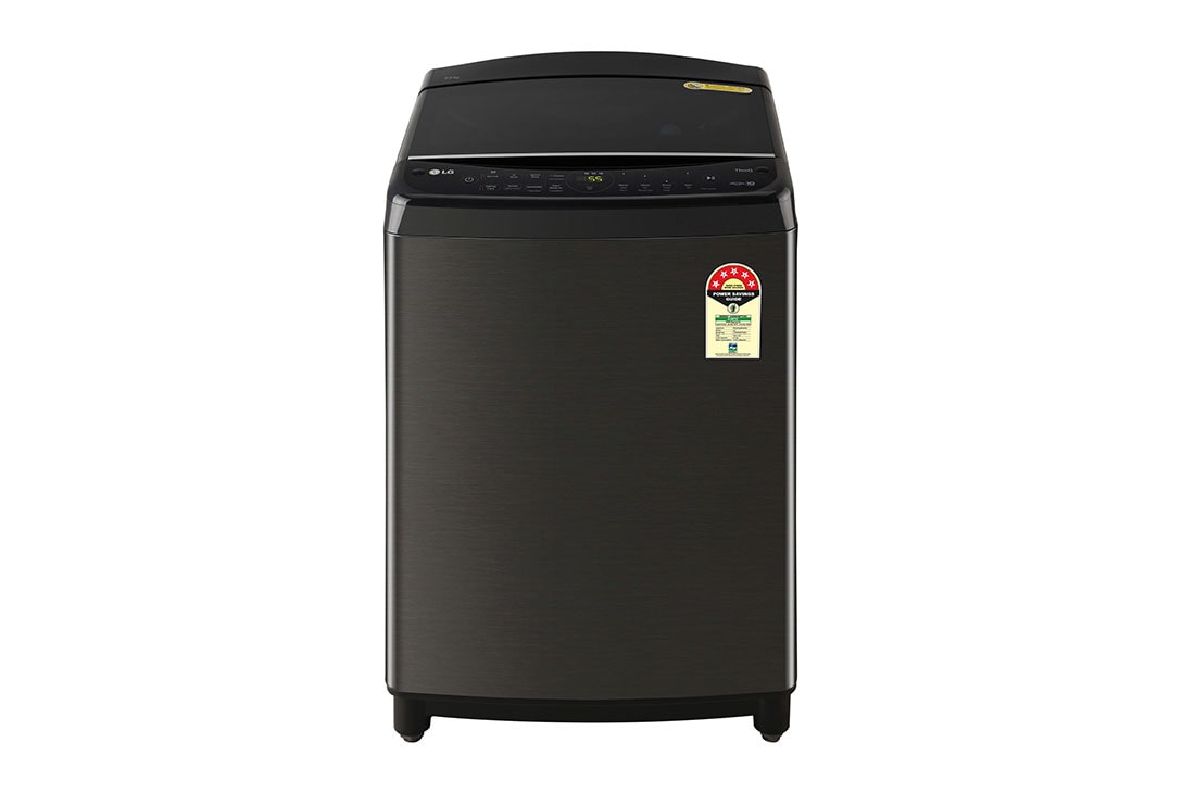 LG THD08SWM top loading washing machine front view