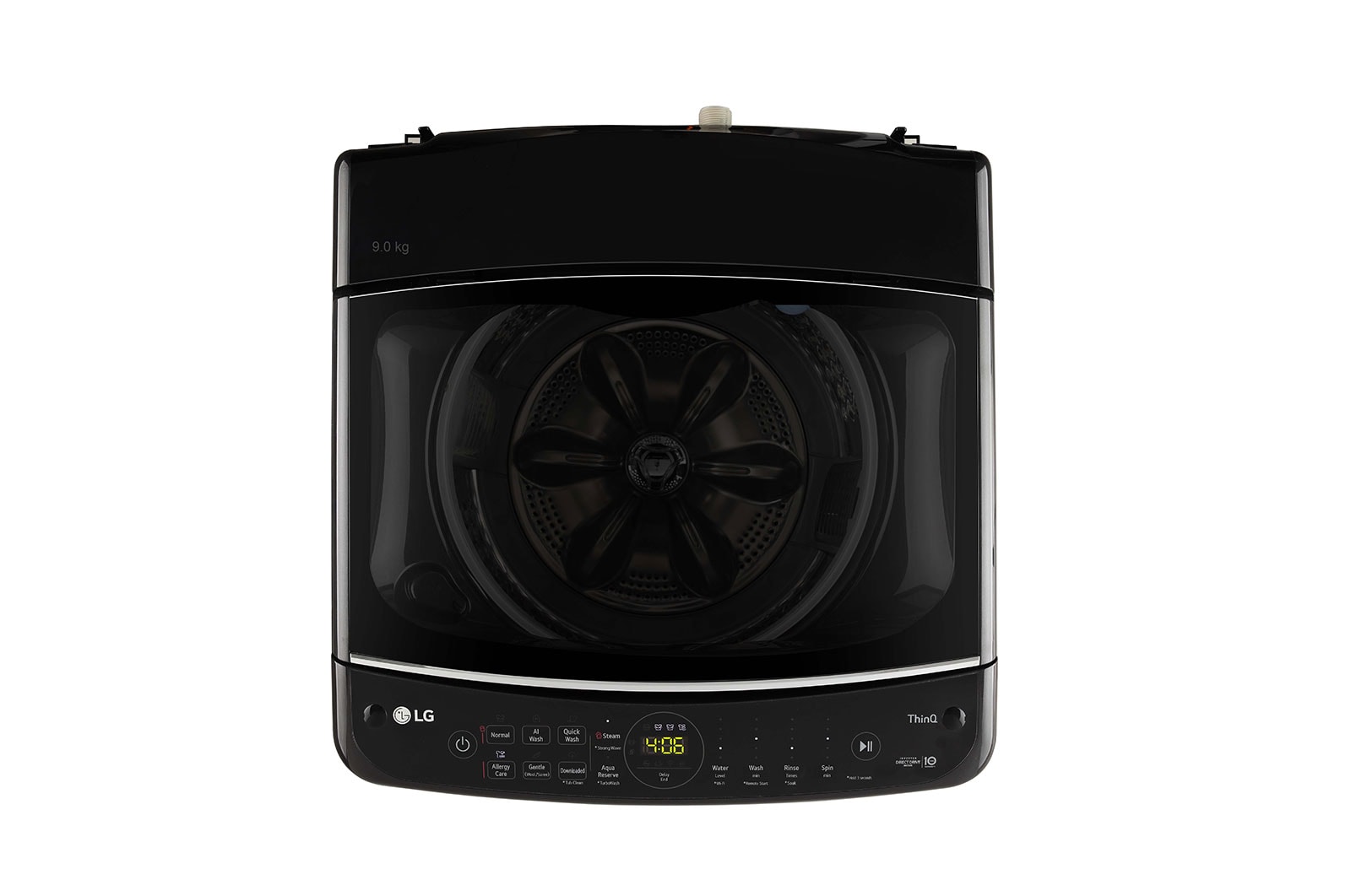 LG 8Kg Top Load Washing Machine, AI Direct Drive™, Middle Black, THD08SWM