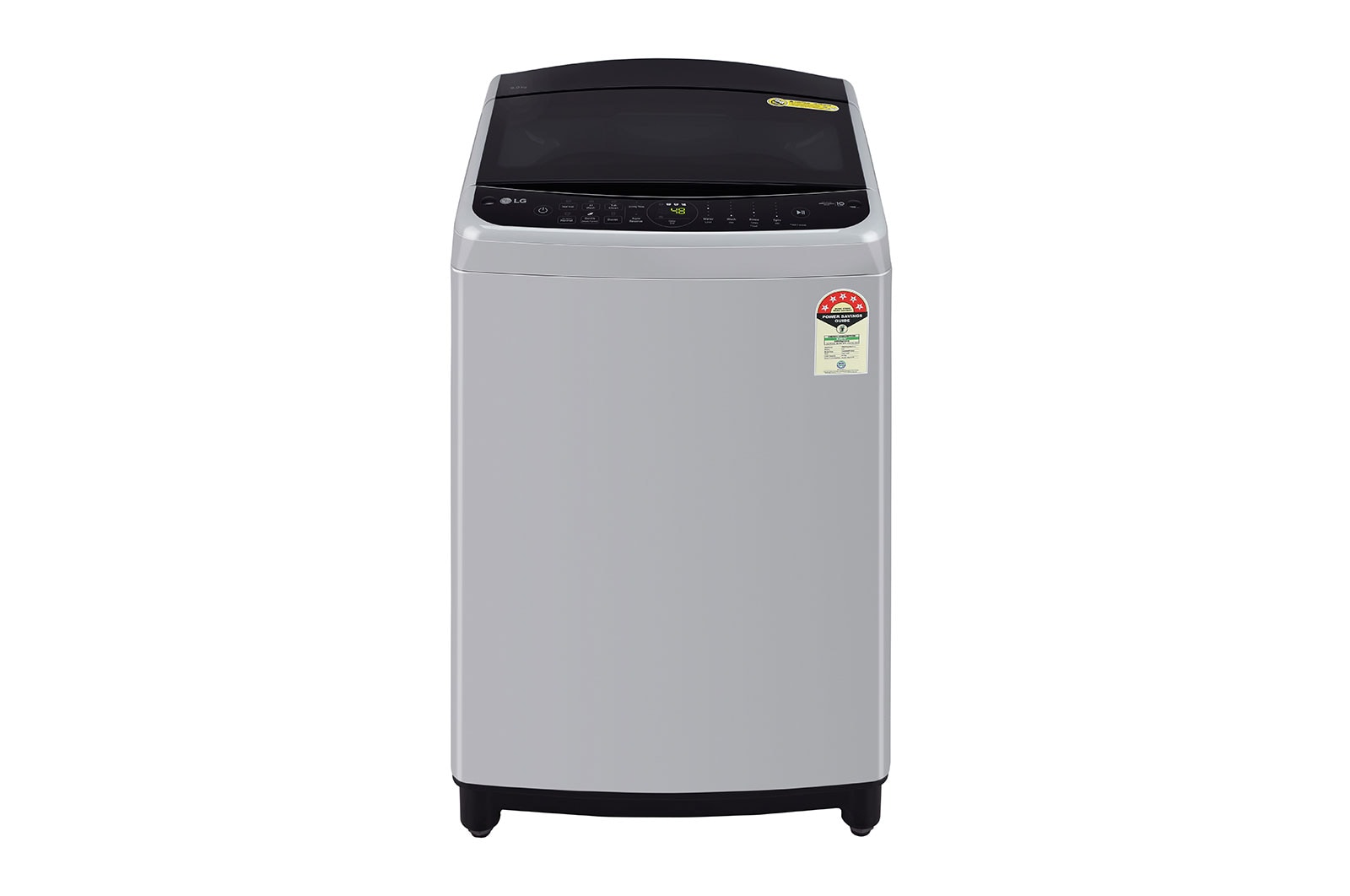 LG 9Kg Top Load Washing Machine, AI Direct Drive™, Turbodrum, Middle Free Silver, THD09NPF